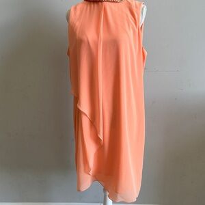 Versona Asymmetrical Coral Dress